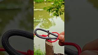 Impossible Magic Ring Knot Trick! #shorts #ropeknots #knotting #handmade #learning