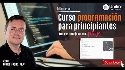 8 - APRENDE A PROGRAMAR - Arreglos con objetos P5.js