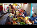 Street Food Tour - Morning Walk Around And Buy Country Food For Cooking