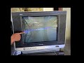 How to repair an old tube TV with a shrinking and scrolling picture #repair #old #tv #tips #vintage