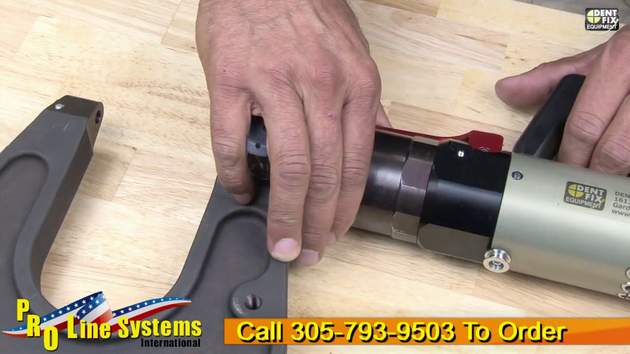 Dent Fix SPR Riveter Operation YouTube
