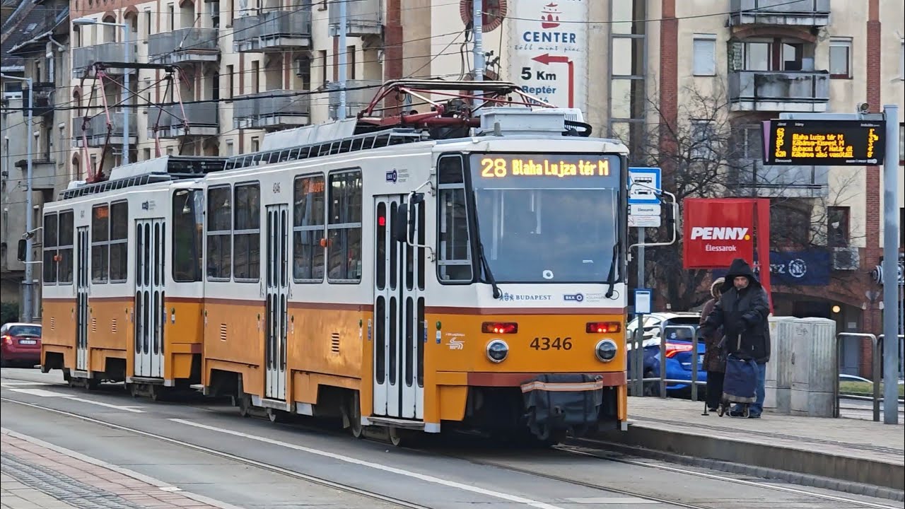 Villamosok a 28, 28A vonalon