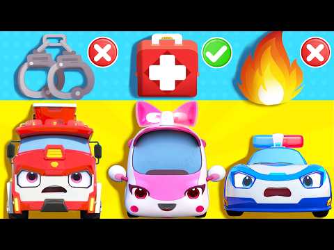 Ambulance Rescue Squad | Vehicles Song | Nursery Rhymes & Kids Songs | BabyBus - Cars World