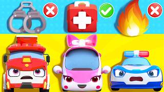 ambulance rescue squad vehicles song nursery rhymes kids