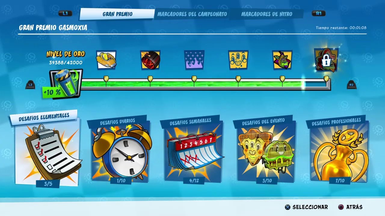 The Last Minute of Gasmoxia GP (Last GP) in CTR: NF