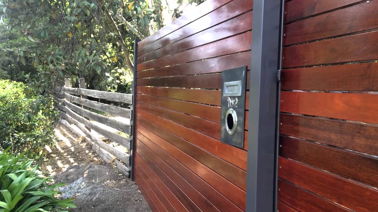 How to build a MERBAU SCREEN FEATURE FENCE with a ELECTRIC 