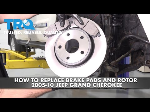 How to Replace Brake Pads and Rotor 2005-10 Jeep Grand Cherokee - YouTube