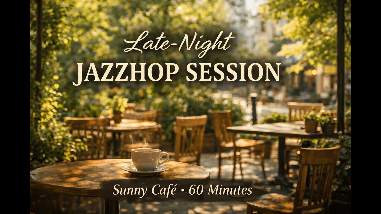 Late-Night Jazzhop Session — Sunny Café, Quiet Afternoon (60 Minutes)