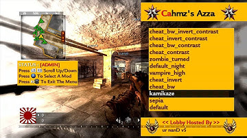 WAW TU6 Cahmz Azza Mod Menu (STABLE MENU)(RGH/J-TAG)