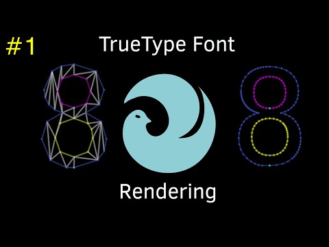 True Type Font(.TTF) Parsing and rendering from scratch