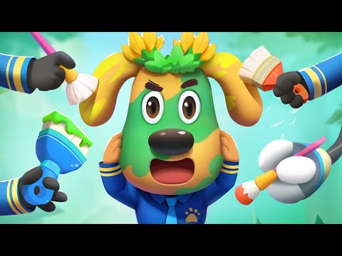 Sheriff's Disguise Lesson | Police Cartoon | Educational | Kids Cartoon | Sheriff Labrador | Babybus