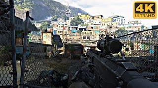 Persecución Implacable en las Favelas | Gráficos ULTRA Realistas | PC 4K 60FPS | MW2 Remastered