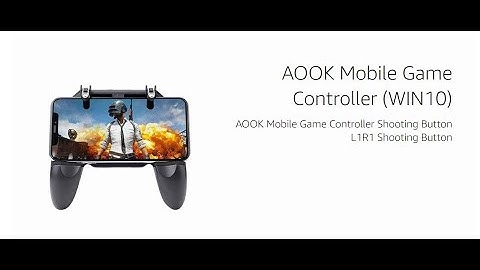 Best mobile phone gaming controller under $20 || AOOK Mobile Game Controller Review (PUBG, Fortnite)