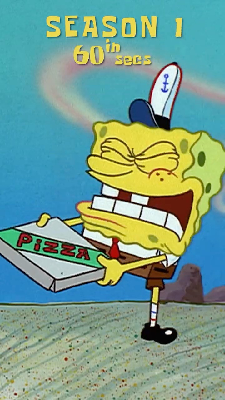 SpongeBob season 1 in 60 seconds ? | #shorts