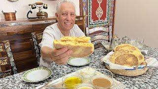 خبز المطلوع بدقيق الفينو رطب و مسفنج و خفيف ريشة غادي ينجح ليكوم من أول تجربة لفطور العيد 