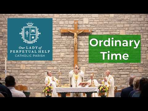 Video image from Our Lady of Perpetual Help Catholic Church’s homily