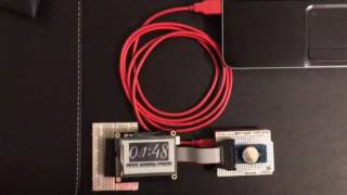 Arduino E-Paper Clock Em027Bs013 Display