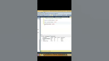 Formas de ejecutar un stored procedure #sistemas #datascience #sqlserver #data #ingenieriadesistemas
