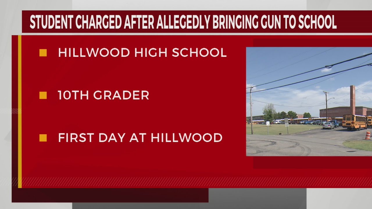 Student charged after allegedly bringing gun to school - YouTube