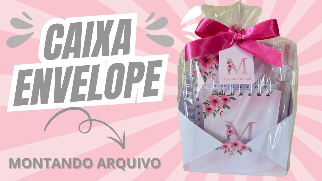 CAIXA ENVELOPE - EM PDF E PARA CORTE NO SILHOUETTE STUDIO