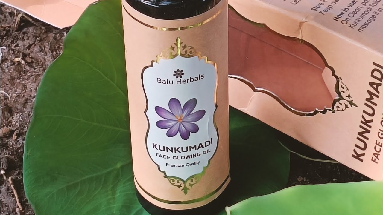 Baluherbals face glowing oil,ayurvedic,men&women, YouTube