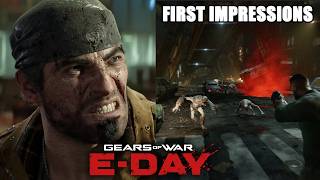 First Impressions of Gears of War: E-Day Gameplay