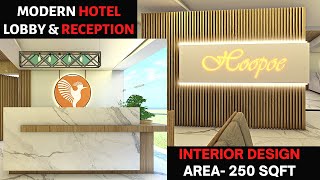 Hotel Reception And Lobby Interior Design Modern Hotel Lobby-Interior Design Hresun Interiors
