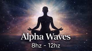 3 Hours of Alpha Waves | Bring The Brain Into Calm Before Bed