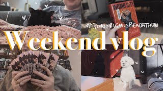 STARTING THE #TRANSRIGHTSREADATHON & CHATS ABOUT AUDIOBOOKS?? || a weekend vlog