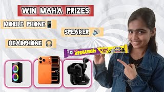 Munch Win Maha Prizes Offer 2025 Win Mobile, Speaker, Headphone, ₹5 Cashback | Munch NewOffer☑️☑️☑️