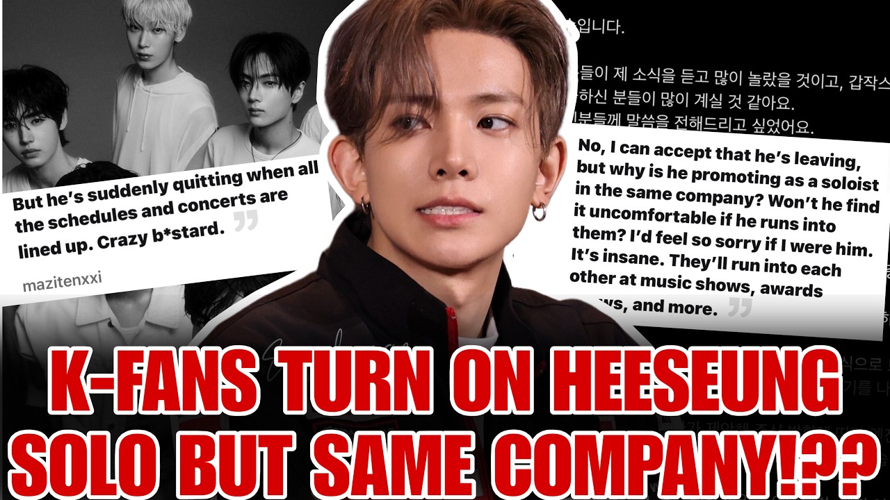 ENHYPEN’s Heeseung Faces Backlash After Leaving The Group “Lack Of Responsibility “ K-netizens Slam