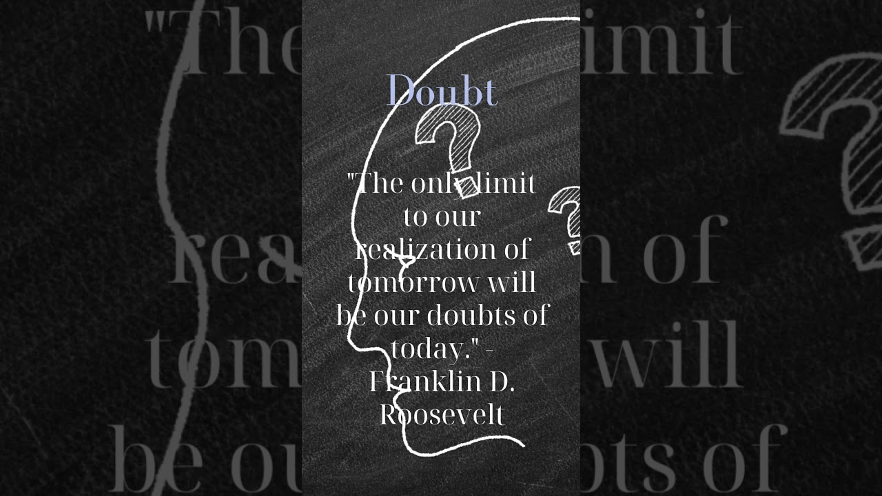 Inspirational Quote on Doubt 