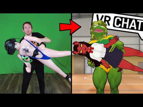 Full Body Trolling In Vrchat! #12 (funny Stunts In Vr)