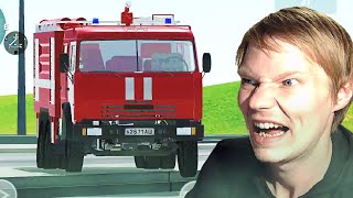 SOVIET CAR SIMULATOR НА АНДРОИД - КВЕСТЫ ЗА ПОЖАРНОГО! screenshot 5