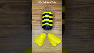 Reuse Plastic Bottle || Honey Bee DIY #shorts #diy #ytshorts #viral #craft #bottleart #honeybee #art