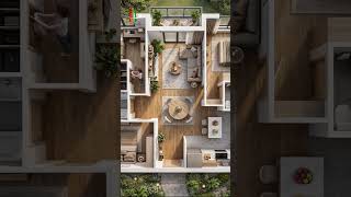 Best 3 Bedroom Apartment Floor Plan Idea 🔥 Smart Layout Design #smallapartment