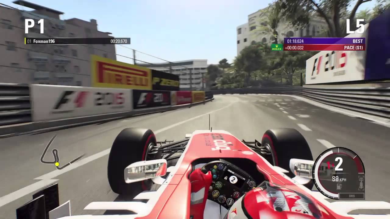 F1 2015 Jules Bianchi Monaco lap tribute
