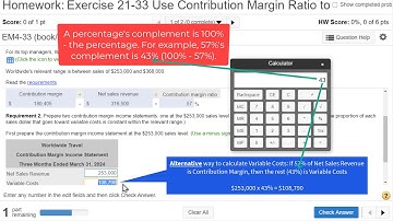 Exercise 21-33 Use Contribution Margin Ratio to Predict Operating Income, 13th Edition