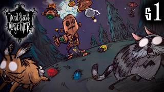 WX-78 стал ТЕРМИНАТОРОМ! Нубо-прохождение соло с модами - 1 - Don't Starve Together (solo)