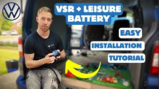 VW T5 VSR (Split Relay) & Leisure Battery Tutorial. How to install