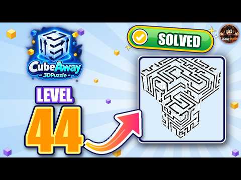 【ArrowCube - 3DPuzzle】レベル44攻略｜外周から安全に解体する手順