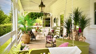 Romantic Porch Makeover | Thrifted Finds & DIY Decor