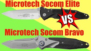 Microtech SOCOM Elite VS Microtech SOCOM Bravo
