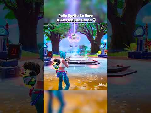 POLLO SPRITE ALERTED THE HORDE #shorts #fortnite #gaming