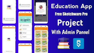 Education App Free Sketchware Pro Project with admin pannel | Education App in Sketchware