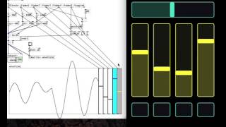 puredata experiment with OSCTouch part1