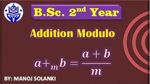 Addition modulo Operation || Group theory || B.Sc. Maths | #msmaths #bscmaths #grouptheory