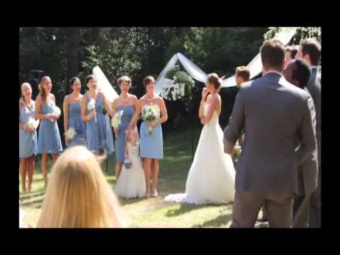 Surprise wedding flash mob