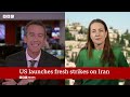 US military launches strikes against Iran to "further degrade" capabilities  | BBC News