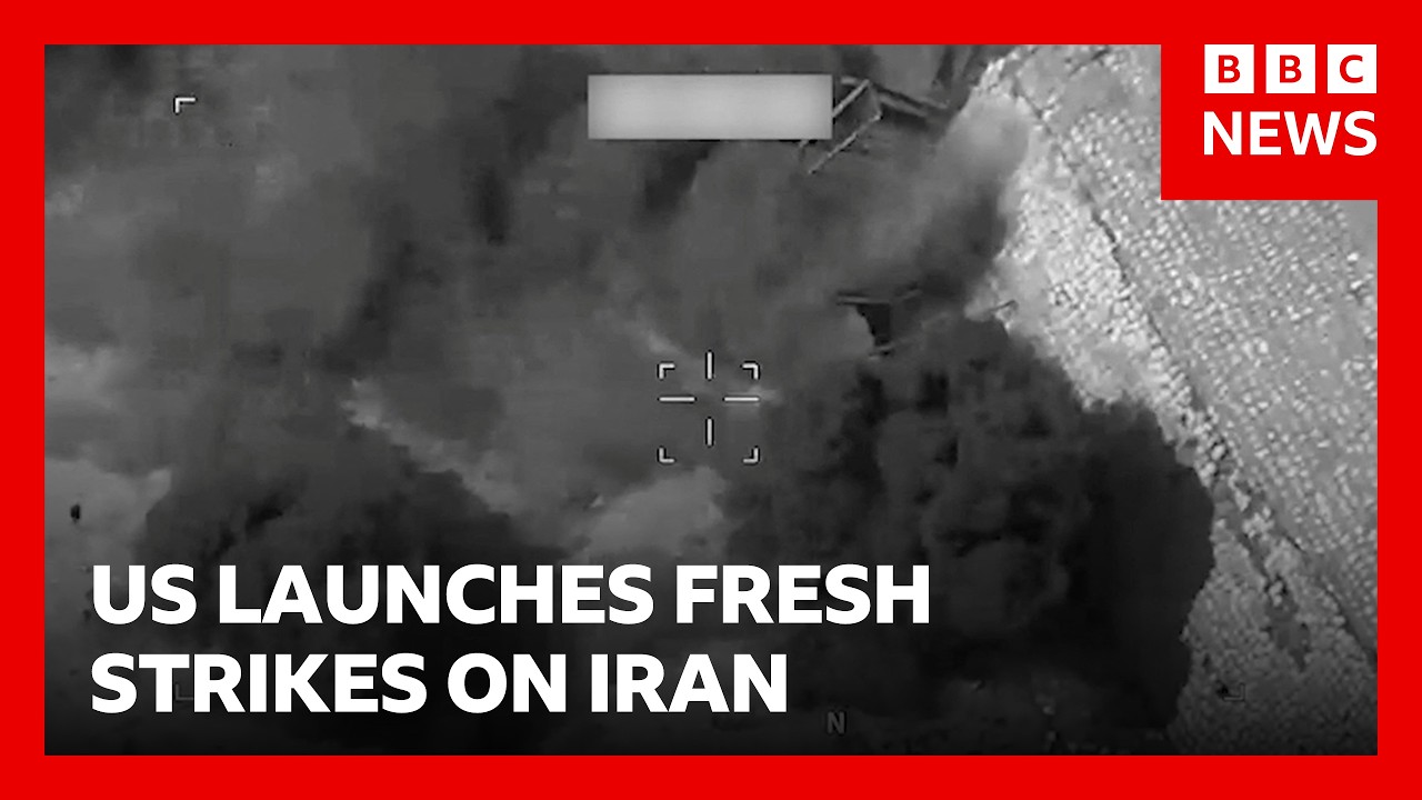 US military launches strikes against Iran to "further degrade" capabilities | BBC News US military launches strikes against Iran to "further degrade" capabilities | BBC News